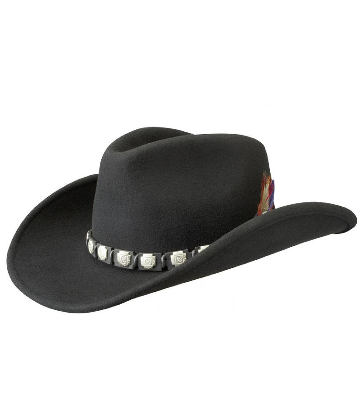 Chapeau cowboy feutre laine Chapeau Hackberry